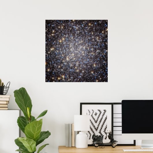 Herz des Herkules Globular Cluster Poster (Heimbüro)