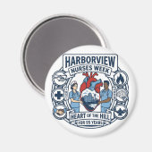 Herz des Hill Magnet (Design A) (Vorderseite/Rückseite)