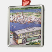 Herz des immergrünen Spielplatzes Ornament Aus Metall (Links)