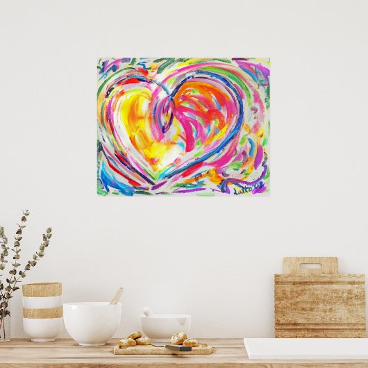 Herz des Joy Poster (Küche)