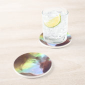 Herz des Lagunennebels Sandstein Untersetzer (Seite)