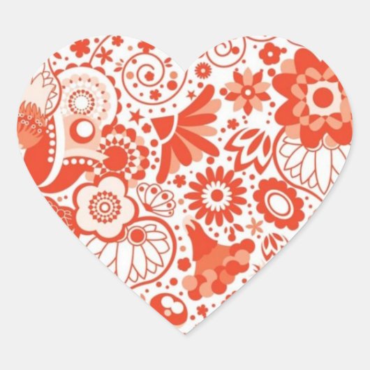 Herz des Landes Herz-Aufkleber (Vorderseite)