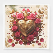 "Herz des Luxus" Serviette (Vorderseite)