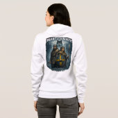Herz des Nordens Hoodie (Schwarz voll)