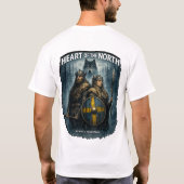 Herz des Nordens T-Shirt (Rückseite)