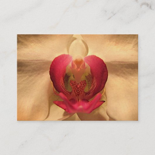 Herz des Orchidee ATC Visitenkarte (Vorderseite)
