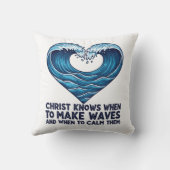 Herz des Ozeans: Göttliche Weisheit Kissen (Rückseite)