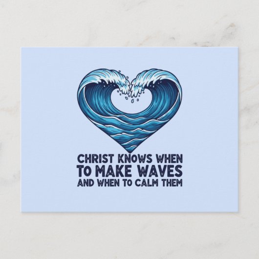 Herz des Ozeans: Göttliche Weisheit Postkarte (Vorderseite)