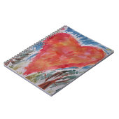 Herz des Planet Spiral Notebook Notizblock (Linke Seite)