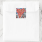 Herz des Planet Sticker (Tasche)
