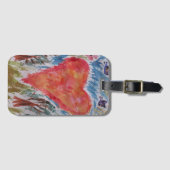 Herz des Planeten Gepäckanhänger (Vorderseite (Horizontal))