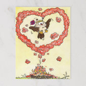 HERZ DES RAUCHS Postkarte von Nicole Janes