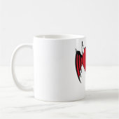 Herz des roten Teufels Kaffeetasse (Links)
