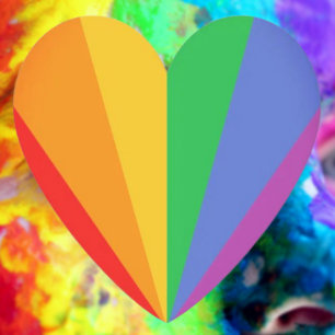 Herz des Stolzes: Regenbogenflaggenfarben Untersetzer