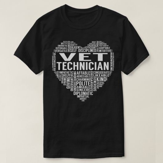 Herz des Tierarztes T-Shirt (Design vorne)