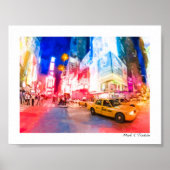 Herz des Times Square - NYC - Mini Poster (Vorne)