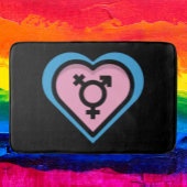 Herz des Trans Pride Bath Mat Badematte