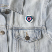 Herz des Trans-Stolz-Buttons Button (Beispiel)