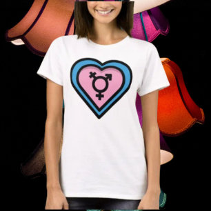Herz des Trans-Stolz-Shirts T-Shirt