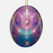 Herz des Universums Keramik Ornament (Rechts)