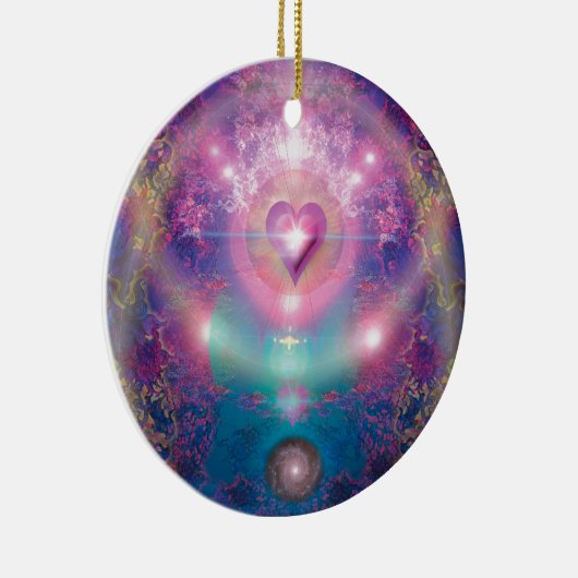 Herz des Universums Keramik Ornament (Rechts)