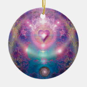 Herz des Universums Keramik Ornament