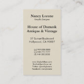 Herz des Valentinsgruß-30s im Rot Visitenkarte (Rückseite)