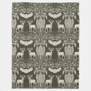 Herz des Wald Fleece-Decke Fleecedecke