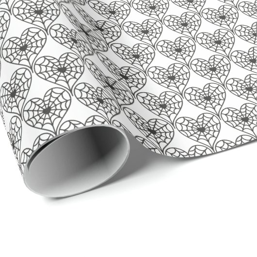 Herz des Webs Geschenkpapier (Rolleneckpunkt)