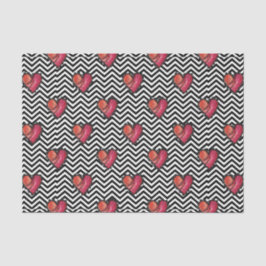 Herz (Design 38 Red Series) Seidenpapier