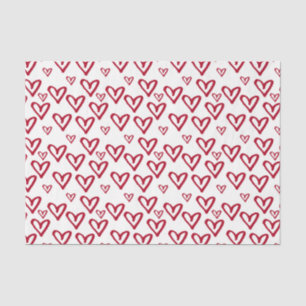 Herz (Design 40 Red Series) Seidenpapier