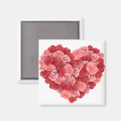 Herz Design Magnet (Vorderseite/Rückseite)