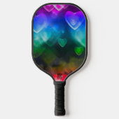 Herz Design Pickleball Schläger (Vorderseite)