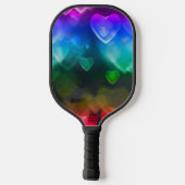 Herz Design Pickleball Schläger (Rückseite)