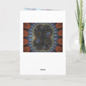 Herz-Dieb Feiertagskarte (Rückseite)