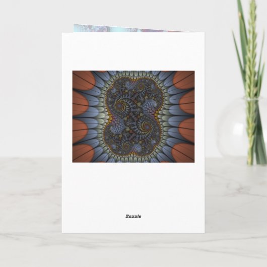 Herz-Dieb Feiertagskarte (Rückseite)