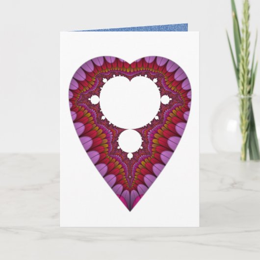 Herz-Dieb Feiertagskarte (Vorderseite)