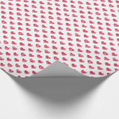 Herz-Doodles-Muster | Valentinstag Geschenkpapier (Ecke)