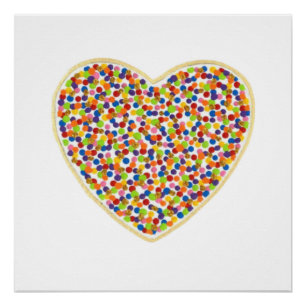 Herz Dots Perfect Poster
