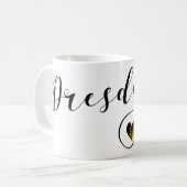 Herz Dresden, Sachsen, Deutschland Kaffeetasse (Vorderseite Links)