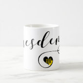 Herz Dresden, Sachsen, Deutschland Kaffeetasse (Mittel)