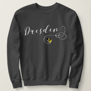 Herz-Dresden-Sweatshirt, Deutschland Sweatshirt