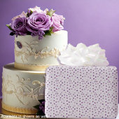 Herz - dunklere Purples on Light Lila - Rolls Geschenkpapier