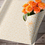 Herz - Dunkles Orange auf leichter Orange - Rollen Geschenkpapier<br><div class="desc">Hört in verschiedenen dunkelorangen Tönen auf einem hellorangen (pfirsichfarbenen) Hintergrund. Weitere Farbwege sind verfügbar.</div>