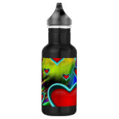 Herz Edelstahlflasche (Rechts)
