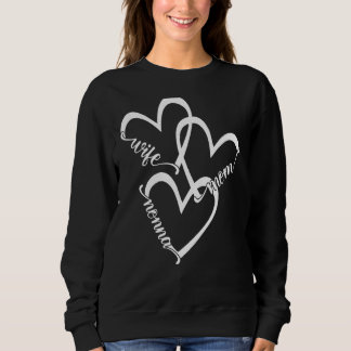 Herz Ehefrau Mama Nonna Happy Mütter Tag Sweatshirt