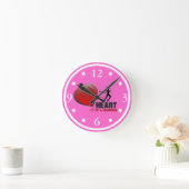 Herz einer Champion Lady Runner Wall Uhr (Zuhause)