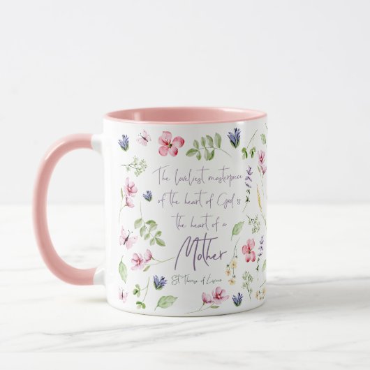 Herz einer Mutter-Tasse Tasse (Links)