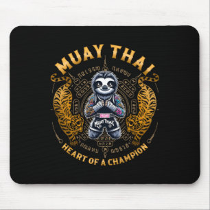 Herz eines Champions - Kickboxen und Muay Thai Cut Mousepad