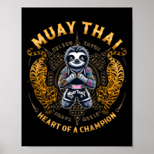 Herz eines Champions - Kickboxen und Muay Thai Cut Poster